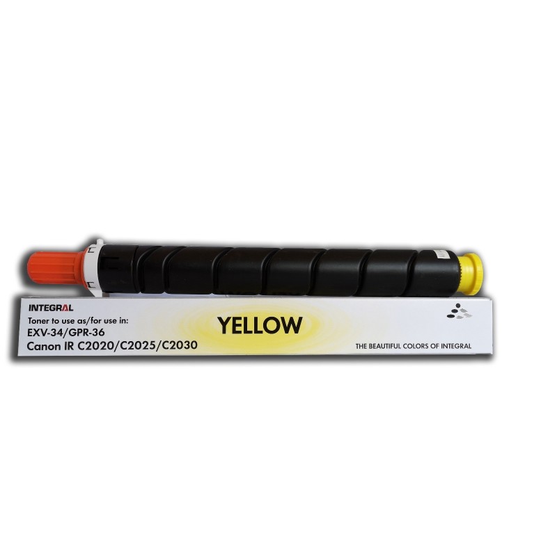 Toner Canon C-EXV34Y Amarillo Compatible. Para Impresora iR ADVANCE C2020i  |  C2020L  | C2025i