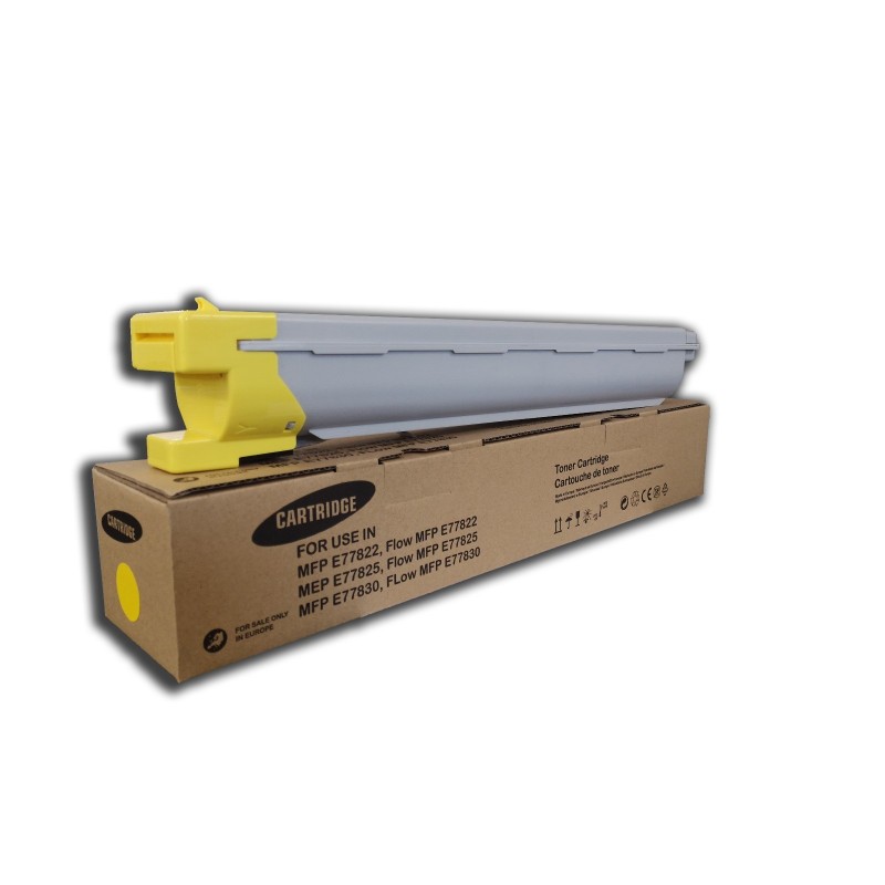 Toner Hp W9042MC Amarillo Compatible. Para Impresora HP LASERJET MANAGED MFP E77822/ E77825/ E77830