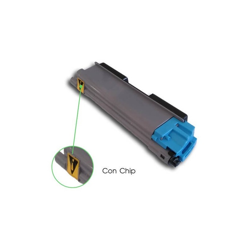 Toner Kyocera TK-5135C Cian Compatible. Para Impresora TASKalfa 265  |  266ci