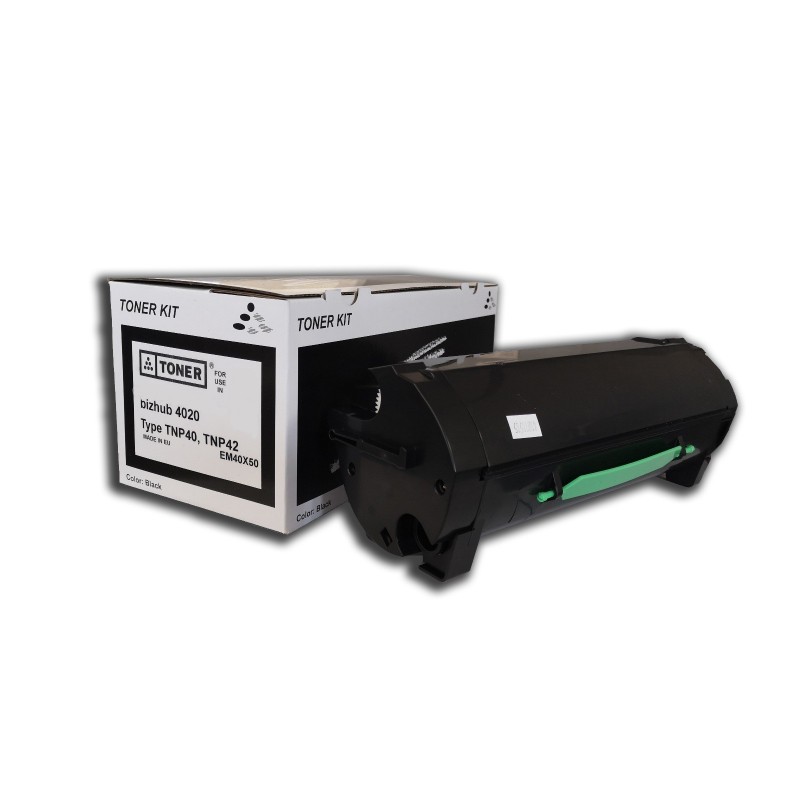 Toner Konica TNP-40K Negro Compatible. Para Impresora Bizhub 4020